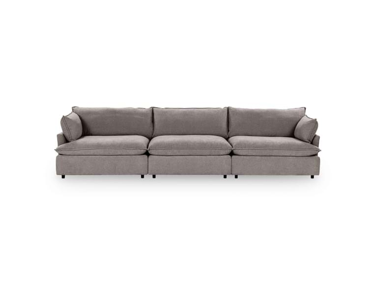 Classic Home Furniture - Caplan Upholstered 3 Piece Modular Sectional in Charcoal - 5308SC3ECH - GreatFurnitureDeal