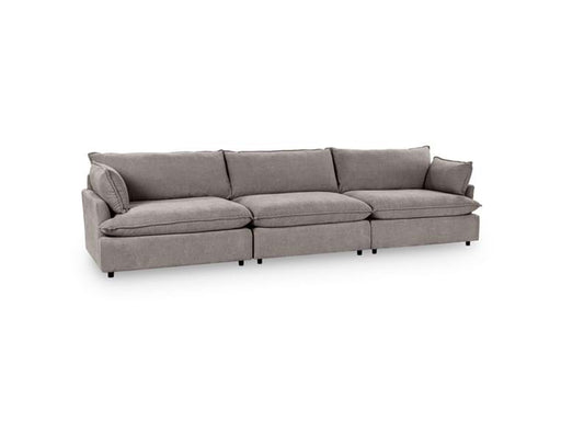 Classic Home - Caplan Upholstered 3 Piece Modular Sectional in Charcoal - 5308SC3ECH - GreatFurnitureDeal