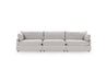 Classic Home Furniture - Caplan Upholstered 3 Piece Modular Sectional in Gray - 5308SC3EGR - GreatFurnitureDeal