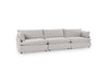 Classic Home Furniture - Caplan Upholstered 3 Piece Modular Sectional in Gray - 5308SC3EGR - GreatFurnitureDeal