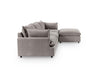 Classic Home Furniture - Caplan Upholstered 4 Piece Modular Sectional in Charcoal - 5308SC4ECH - GreatFurnitureDeal