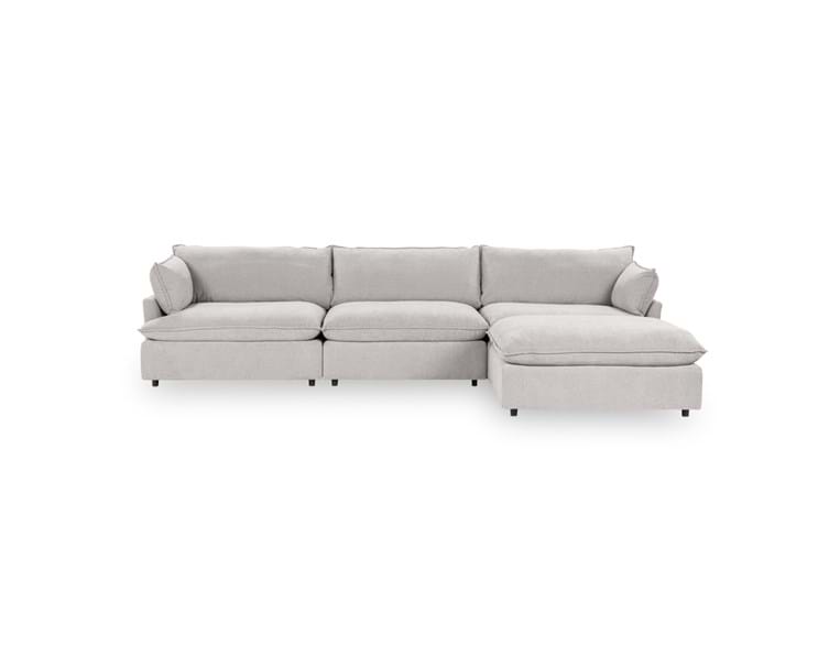 Classic Home - Caplan Upholstered 4 Piece Modular Sectional in Gray - 5308SC4EGR - GreatFurnitureDeal