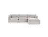 Classic Home - Caplan Upholstered 4 Piece Modular Sectional in Gray - 5308SC4EGR - GreatFurnitureDeal