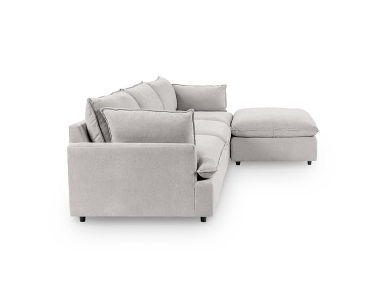 Classic Home - Caplan Upholstered 4 Piece Modular Sectional in Gray - 5308SC4EGR - GreatFurnitureDeal