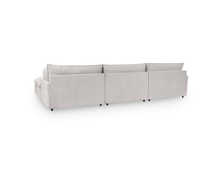Classic Home - Caplan Upholstered 4 Piece Modular Sectional in Gray - 5308SC4EGR - GreatFurnitureDeal