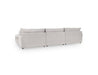 Classic Home - Caplan Upholstered 4 Piece Modular Sectional in Gray - 5308SC4EGR - GreatFurnitureDeal