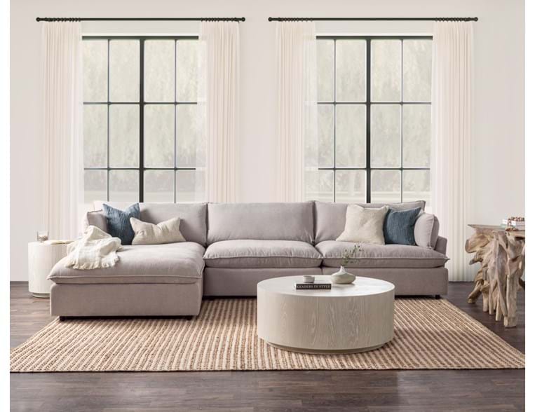 Classic Home - Caplan Upholstered 4 Piece Modular Sectional in Gray - 5308SC4EGR - GreatFurnitureDeal