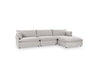 Classic Home - Caplan Upholstered 4 Piece Modular Sectional in Gray - 5308SC4EGR - GreatFurnitureDeal