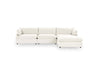 Classic Home Furniture - Caplan Upholstered 4 Piece Modular Sectional in Ivory - 5308SC4EIV - GreatFurnitureDeal