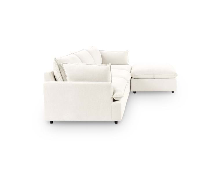 Classic Home Furniture - Caplan Upholstered 4 Piece Modular Sectional in Ivory - 5308SC4EIV - GreatFurnitureDeal