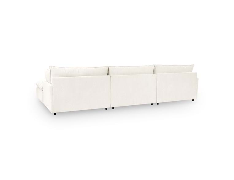 Classic Home Furniture - Caplan Upholstered 4 Piece Modular Sectional in Ivory - 5308SC4EIV - GreatFurnitureDeal