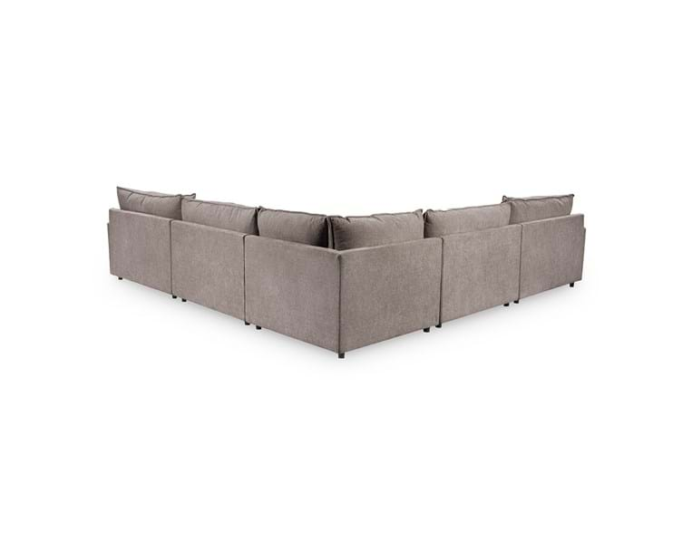 Classic Home Furniture - Caplan Upholstered 5 Piece Modular Sectional in Charcoal - 5308SC5ECH - GreatFurnitureDeal