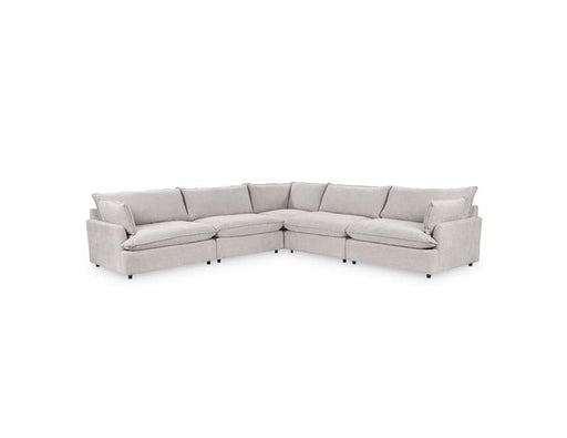 Classic Home - Caplan Upholstered 5 Piece Modular Sectional in Gray - 5308SC5EGR - GreatFurnitureDeal