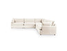 Classic Home - Caplan Upholstered 5 Piece Modular Sectional in Ivory - 5308SC5EIV - GreatFurnitureDeal