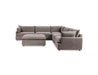 Classic Home Furniture -  Caplan Upholstered 6 Piece Modular Sectional w/ Ottoman - 5308SC6ECH - GreatFurnitureDeal