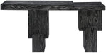 Meridian Furniture - Anzio Oak Veneer And Solid Wood Console Table - 302Black-T - GreatFurnitureDeal