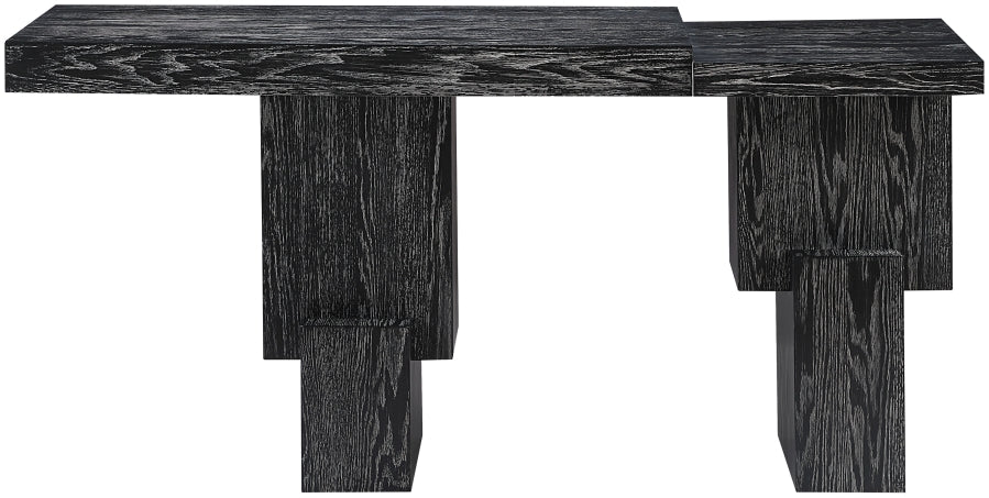Meridian Furniture - Anzio Oak Veneer And Solid Wood Console Table - 302Black-T - GreatFurnitureDeal