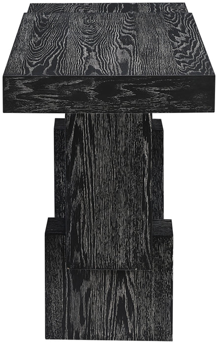 Meridian Furniture - Anzio Oak Veneer And Solid Wood Console Table - 302Black-T - GreatFurnitureDeal