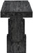 Meridian Furniture - Anzio Oak Veneer And Solid Wood Console Table - 302Black-T - GreatFurnitureDeal