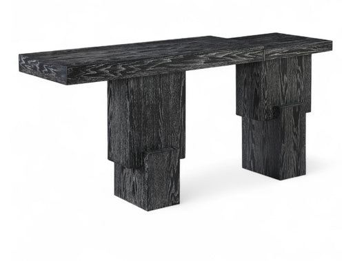 Meridian Furniture - Anzio Oak Veneer And Solid Wood Console Table - 302Black-T - GreatFurnitureDeal