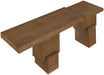 Meridian Furniture - Anzio Oak Veneer And Solid Wood Console Table - 302Brown-T - GreatFurnitureDeal
