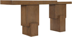Meridian Furniture - Anzio Oak Veneer And Solid Wood Console Table - 302Brown-T - GreatFurnitureDeal