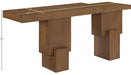 Meridian Furniture - Anzio Oak Veneer And Solid Wood Console Table - 302Brown-T - GreatFurnitureDeal