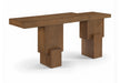 Meridian Furniture - Anzio Oak Veneer And Solid Wood Console Table - 302Brown-T - GreatFurnitureDeal