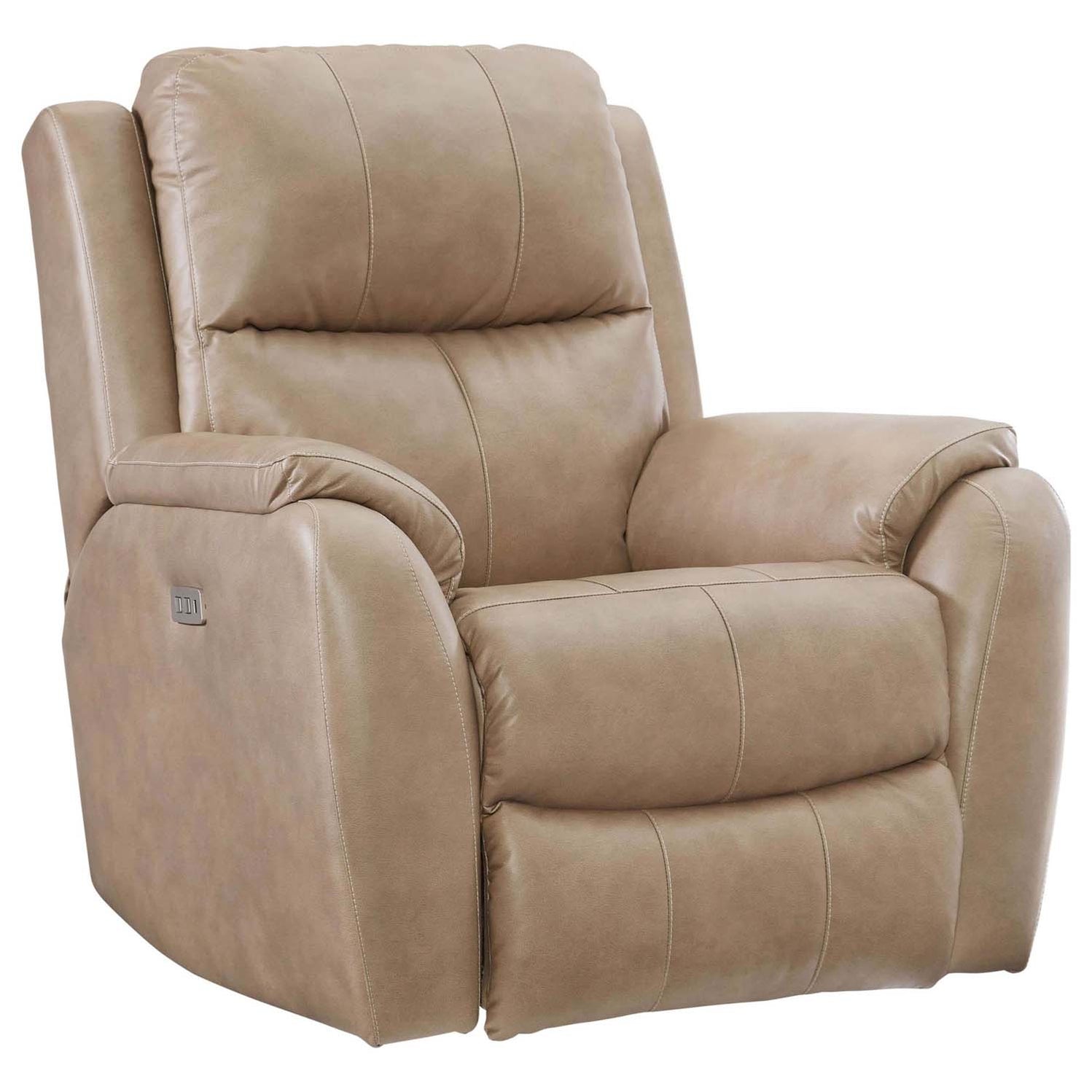 Southern Motion Marquis Power Headrest Rocker Recliner in Cream 53