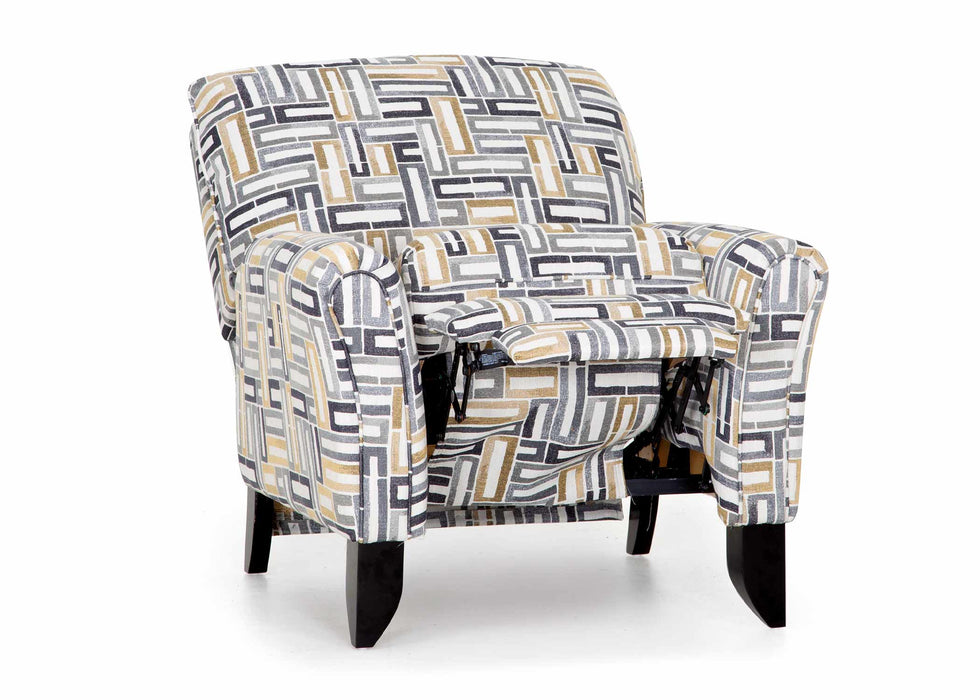 Franklin Furniture - 818 Brentwood Hi-Leg Recliner with Square Ottoman in Take Five Bumble Bee - 534-3788-05-75018-BUMBLE - GreatFurnitureDeal