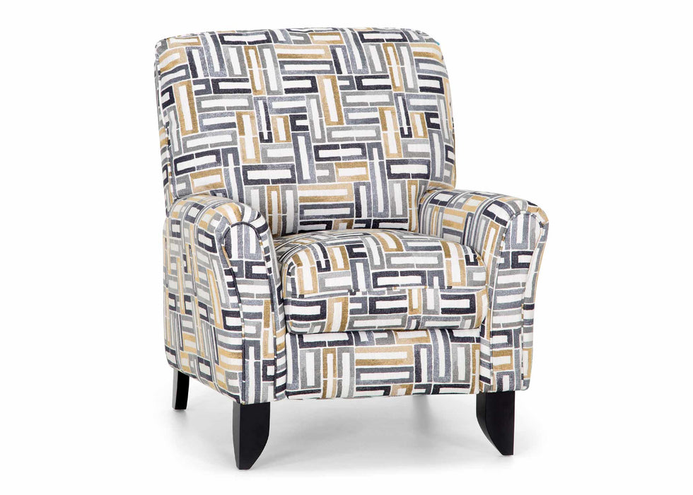 Franklin Furniture - 818 Brentwood Hi-Leg Recliner with Square Ottoman in Take Five Bumble Bee - 534-3788-05-75018-BUMBLE - GreatFurnitureDeal