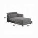 Acme Furniture - Alwin Modular - Rf Chaise - 53723 - GreatFurnitureDeal