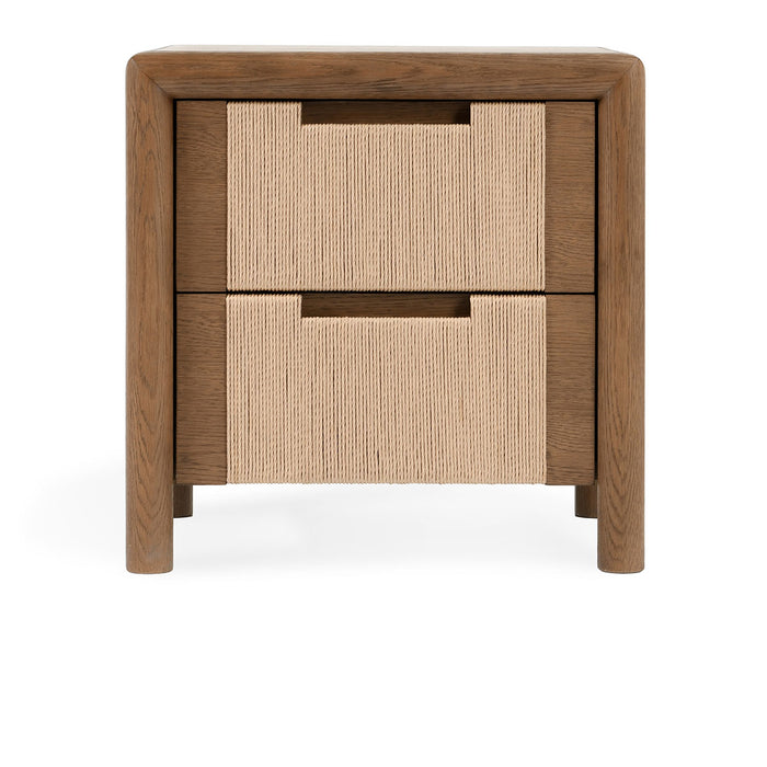 Classic Home Furniture - Corda Oak Wood 2Dwr Nightstand Brown/Natural - 54003190
