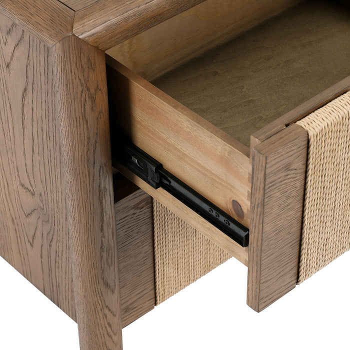 Classic Home Furniture - Corda Oak Wood 2Dwr Nightstand Brown/Natural - 54003190 - GreatFurnitureDeal