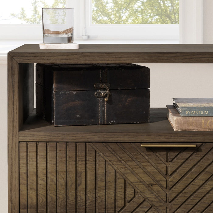 Classic Home - Santa Clara Solid Wood 2Dwr Nightstand - Toasted Brown - 54003213 - GreatFurnitureDeal