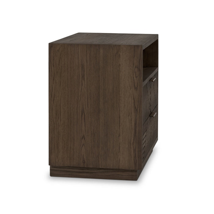 Classic Home - Santa Clara Solid Wood 2Dwr Nightstand - Toasted Brown - 54003213 - GreatFurnitureDeal