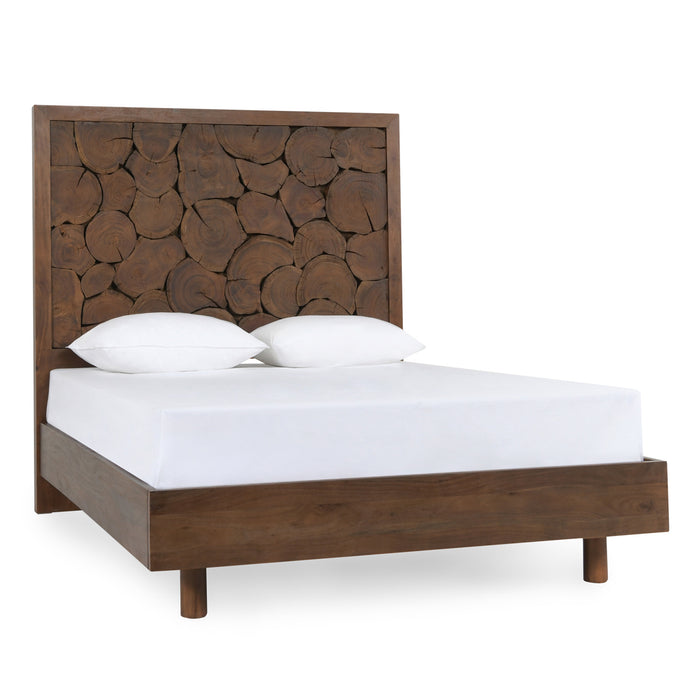Classic Home Furniture - Jaxon Wood Cal King Bed Cocoa Brown - 54010242