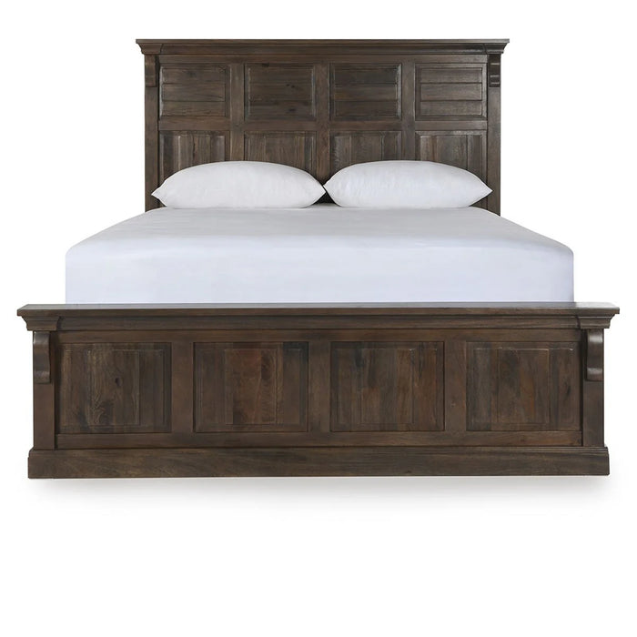Classic Home - Adelaide King Mango Wood Bed in Cocoa Brown - 54010239 - GreatFurnitureDeal