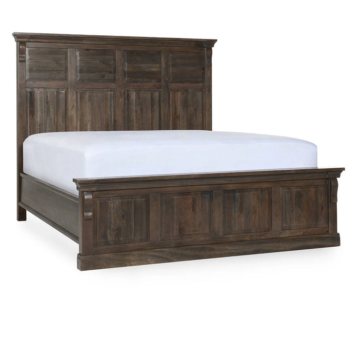 Classic Home - Adelaide King Mango Wood Bed in Cocoa Brown - 54010239 - GreatFurnitureDeal