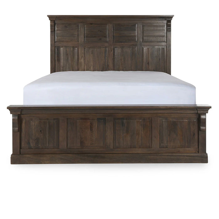 Classic Home - Adelaide King Mango Wood Bed in Cocoa Brown - 54010239 - GreatFurnitureDeal