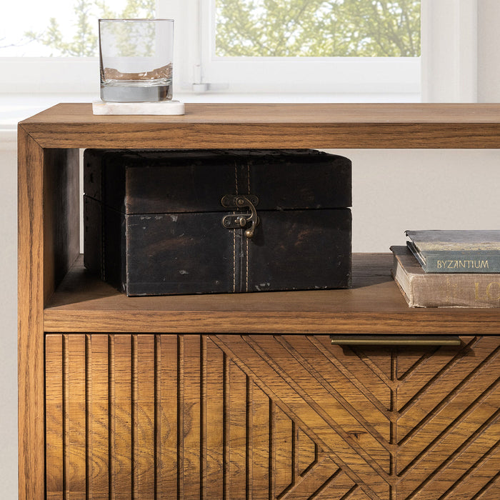 Classic Home - Santa Clara Solid Wood 2Dwr Nightstand - Caramel Brown - 54010253 - GreatFurnitureDeal