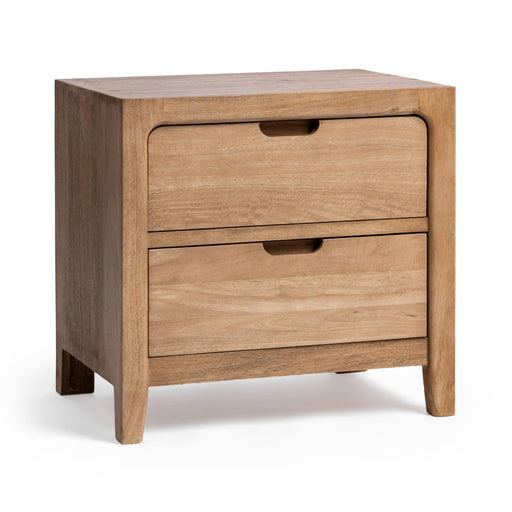 Classic Home - Laguna 2 Drawer Mango Wood Nightstand - 54010257 - GreatFurnitureDeal