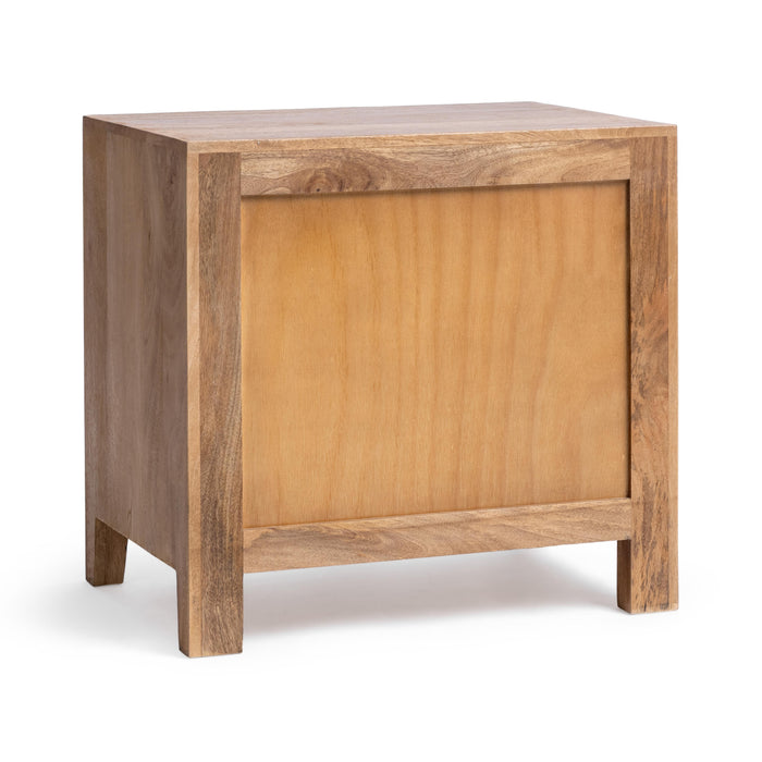 Classic Home - Laguna 2 Drawer Mango Wood Nightstand - 54010257 - GreatFurnitureDeal