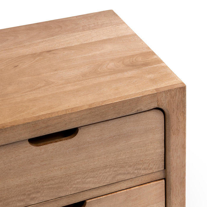 Classic Home - Laguna 2 Drawer Mango Wood Nightstand - 54010257 - GreatFurnitureDeal