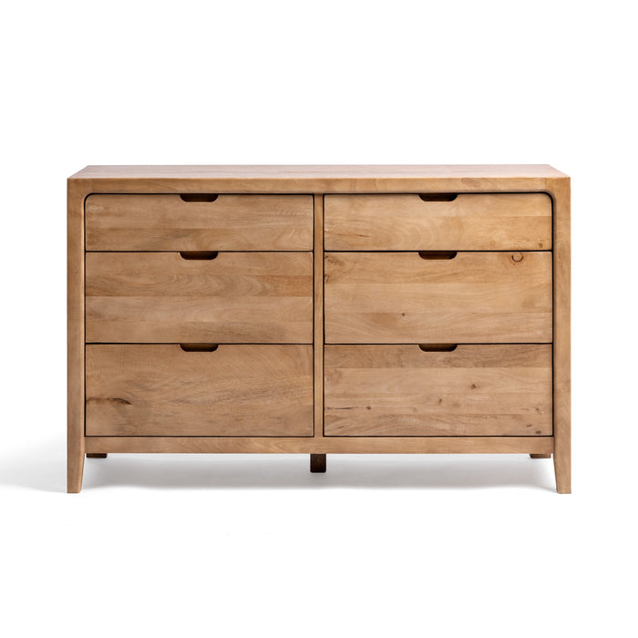 Classic Home - Laguna 6 Drawer Mango Wood Dresser - 54010258 - GreatFurnitureDeal