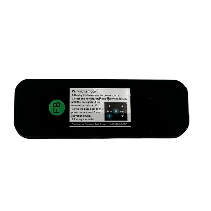 MotoSleep Wireless adjustable base replacement remote - CH11-HM-BK - GreatFurnitureDeal