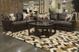 Jackson Furniture - Pavia 3 Piece Living Room Set in Cocoa - 5482-03-02-01-COCOA - GreatFurnitureDeal