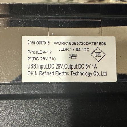 Okin - Power Recliner Replacement Four Button Control Switch with USB- JLDK.17.04.12C - GreatFurnitureDeal