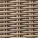Meridian Furniture - Seacrest 123.25" Beige Olefin Water Resistant Fabric And Wicker 5pc. Outdoor Patio Sectional - 55001Beige-Sec5B - GreatFurnitureDeal