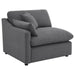 Coaster Furniture - Hobson 5-Piece Upholstered Modular Sectional Sofa Charcoal - 551455-SETA - GreatFurnitureDeal